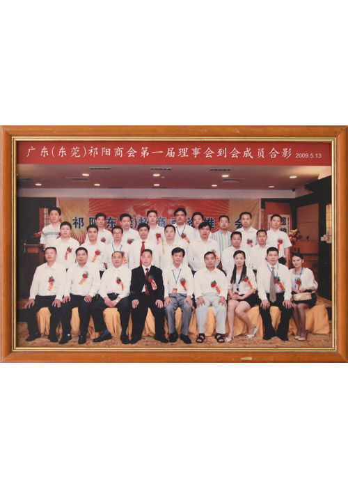 祁阳商会理事会合影1